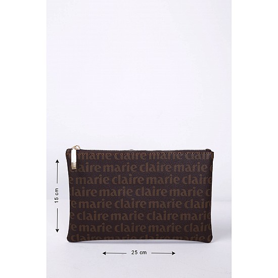 Marie Claire Kahve Kadın Kozmetik ve Makyaj Çantası Lola MC212111012 - Kahve