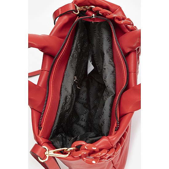 Marie Claire Kırmızı Kadın Ayarlanabilir Çapraz Askılı Omuz Çantası Madonna MC221101453 - KIRMIZI