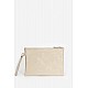 Marie Claire Kırmızı Kadın Kroko Desenli Clutch ve Portföy Çantası Cannes MC222106309 - BEJ