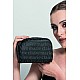 Marie Claire Bordo Kadın Kozmetik ve Makyaj Çantası Lottie MC222111282 - SİYAH