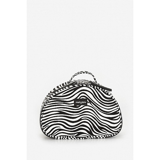 Marie Claire Leopar Kadın Kozmetik ve Makyaj Çantası Odette MC222111418 - Zebra