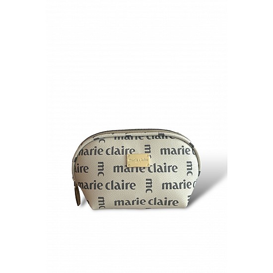 Marie Claire Kahve Kadın Makyaj Çantası Erin MC241111740 - KREM