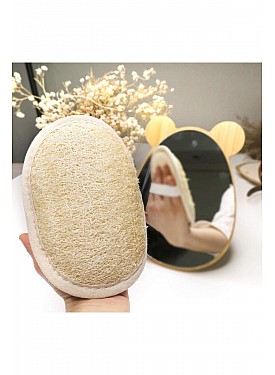 Pads fytyre dhe sfungjer dushi Organic Exfoliating Pumpkin Coimoon Stone shtuf natyral (Set 2 copë, natyral) - Një madhësi