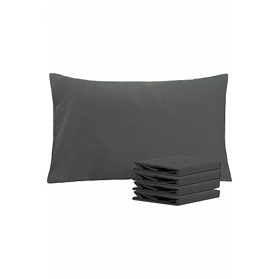 %100 Pamuklu 50x70 Yastık Kılıfı Pillow Case 3lü Paket - FÜME