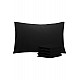 %100 Pamuklu 50x70 Yastık Kılıfı Pillow Case 3lü Paket - SİYAH