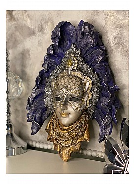 Venedik Mask - Çoklu Renkli