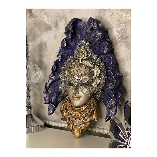Venedik Mask - Çoklu Renkli