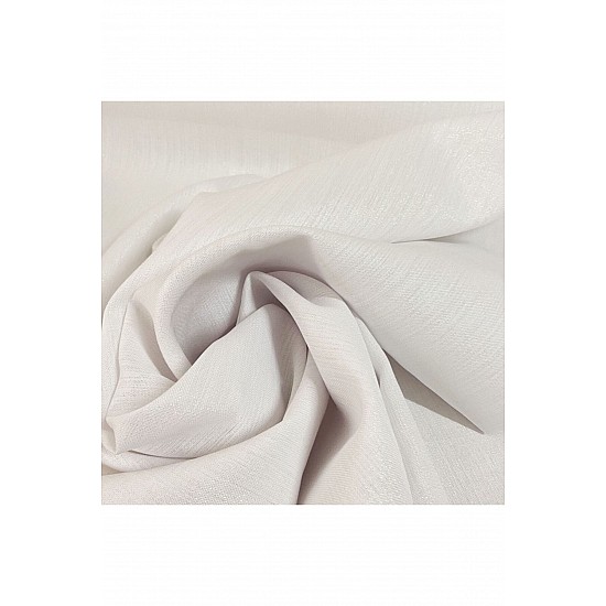 Linen Füme Renk Üçgen Runner 45x150 - BEYAZ