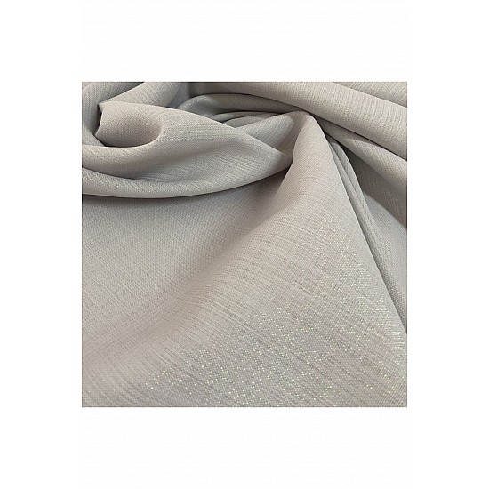 Linen Füme Renk Üçgen Runner 45x150 - GRİ