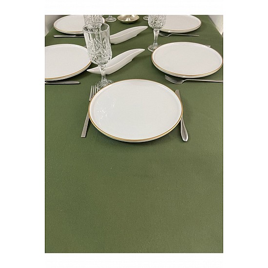 Sıvı Geçirmez Dertsiz Masa Örtüsü Yeşil - YEŞİL