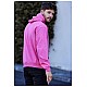 Erkek Pembe Renk 2 iplik İnce Mevsimlik Kapüşonlu Sweatshirt - PEMBE