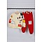 Unisex Çocuk Mickey Mouse Baskılı 3 İplik Şardonsuz Kışlık Sweat ve Eşofman Alt Üst Takım - BEJ
