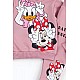 Kız Çocuk Minnie Mouse ve Daisy Duck Baskılı 3 İplik Şardonlu Kışlık Sweat ve Eşofman Alt Üst Takım - PEMBE