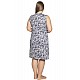 Kadın Modal Kısa Kollu Büyük Beden Gecelik Tunik Elbise - Karışık