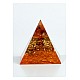 Orgonit Piramit Dekoratif Eşya Yılbaşı Sevgililer Günü Hediye Önerisi Küçük Boy - Akik