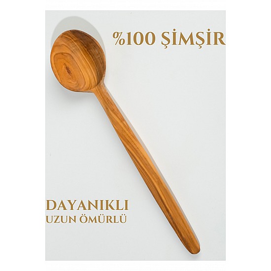 Şimşir Kaşık Sos Kaşığı Dayanıklı ve Sağlam - Şimşir