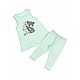 Donella Ayıcık Baskılı Kız Çocuk Yazlık Pijama Takımı - 10092 - PEMBE
