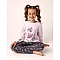 Donella Balerin Baksılı Kız Çocuk Pijama - 10105 - KREM