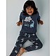 Donella Dino Baskılı Erkek Çocuk Pijama - 11552 - MAVİ