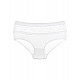 Donella 3-Piece White Lace High Waist Women's Panties - 254302-3LU - WHITE