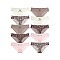 Donella 10-Piece Leopard Printed Women's High Waist Panties - 31711133LE - Colorful