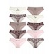 Donella 10-Piece Leopard Printed Women's High Waist Panties - 31711133LE - Colorful