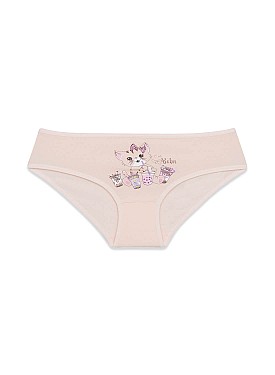 Donella 10-Piece Colorful Cat Printed Girl's Panties - 415089 - Colorful