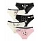 Donella 5-Piece Rabbit Printed Girl's Panties - 4171922RT-5LI - Mixed