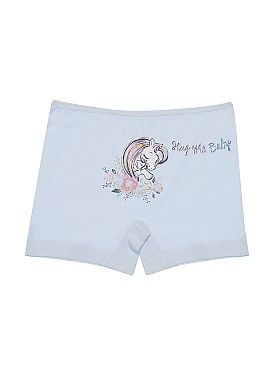 Donella 5'li Renkli Unicorn Baskılı Kız Çocuk Şort - 425082 - Renkli