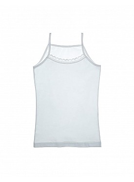 Donella 3-pack 100% Cotton Girls Undershirt - 4342 - WHITE