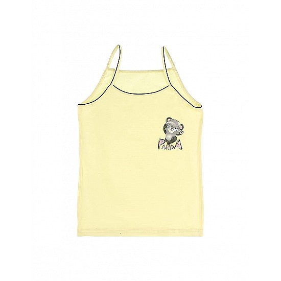 Donella 5'li Renkli Panda Baskılı Kız Çocuk Atlet - 435043 - Renkli