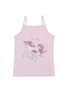 Donella 5'li Renkli Unicorn Baskılı Kız Çocuk Atlet - 435105 - Renkli