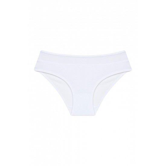 Donella 10-Piece Tulle Waist White Girl's Panties - 472002 - WHITE