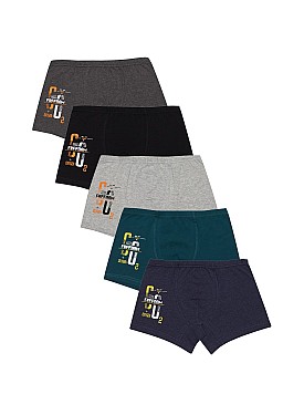 Donella 5-Piece Colorful Boy's Boxer - 757019 - Colorful