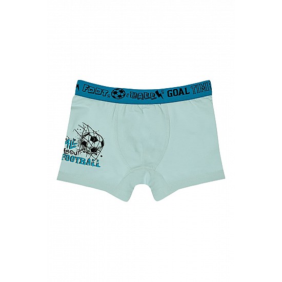 Donella 10'lu Renkli Futbol Baskılı Erkek Çocuk Boxer - 807013 - Renkli